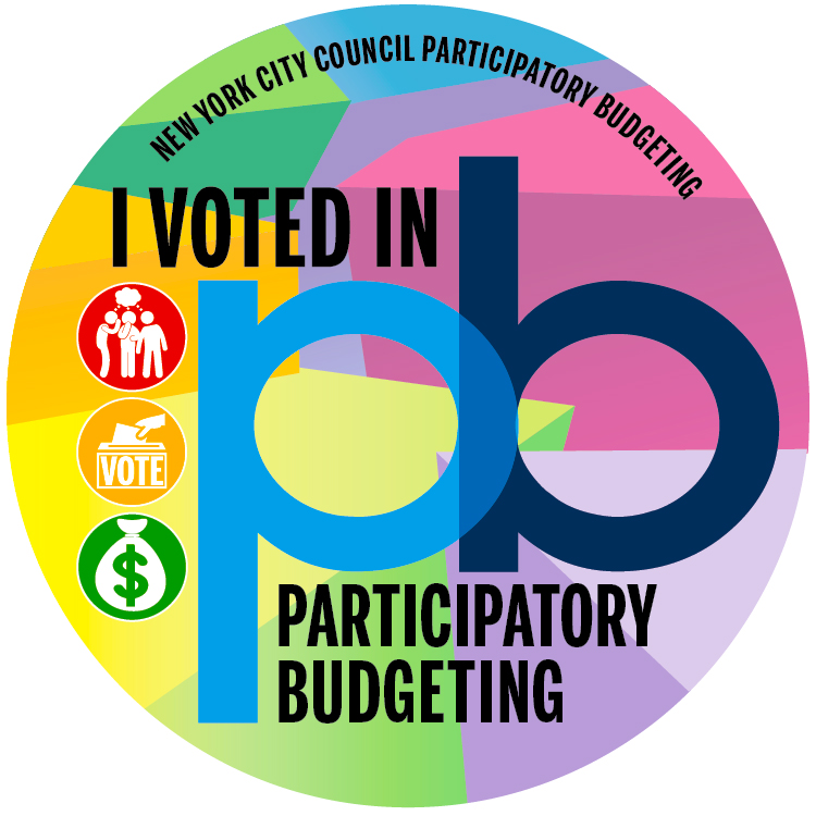 Graphic that Reads "I voted in Participatory Budgeting"