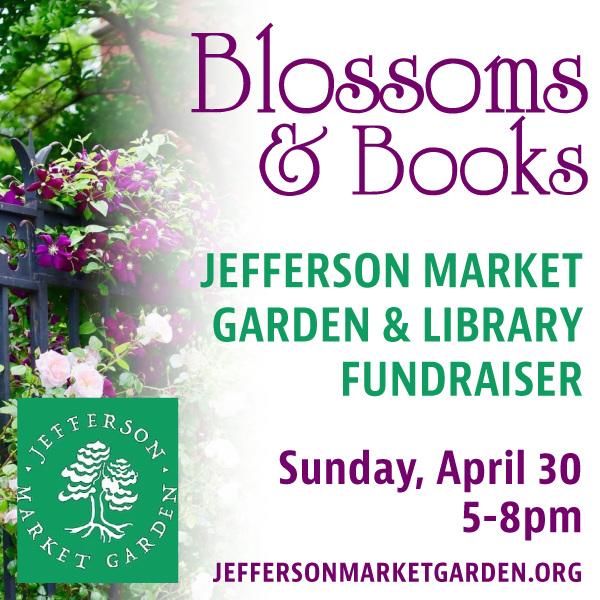 Flyer for Blossoms & Books