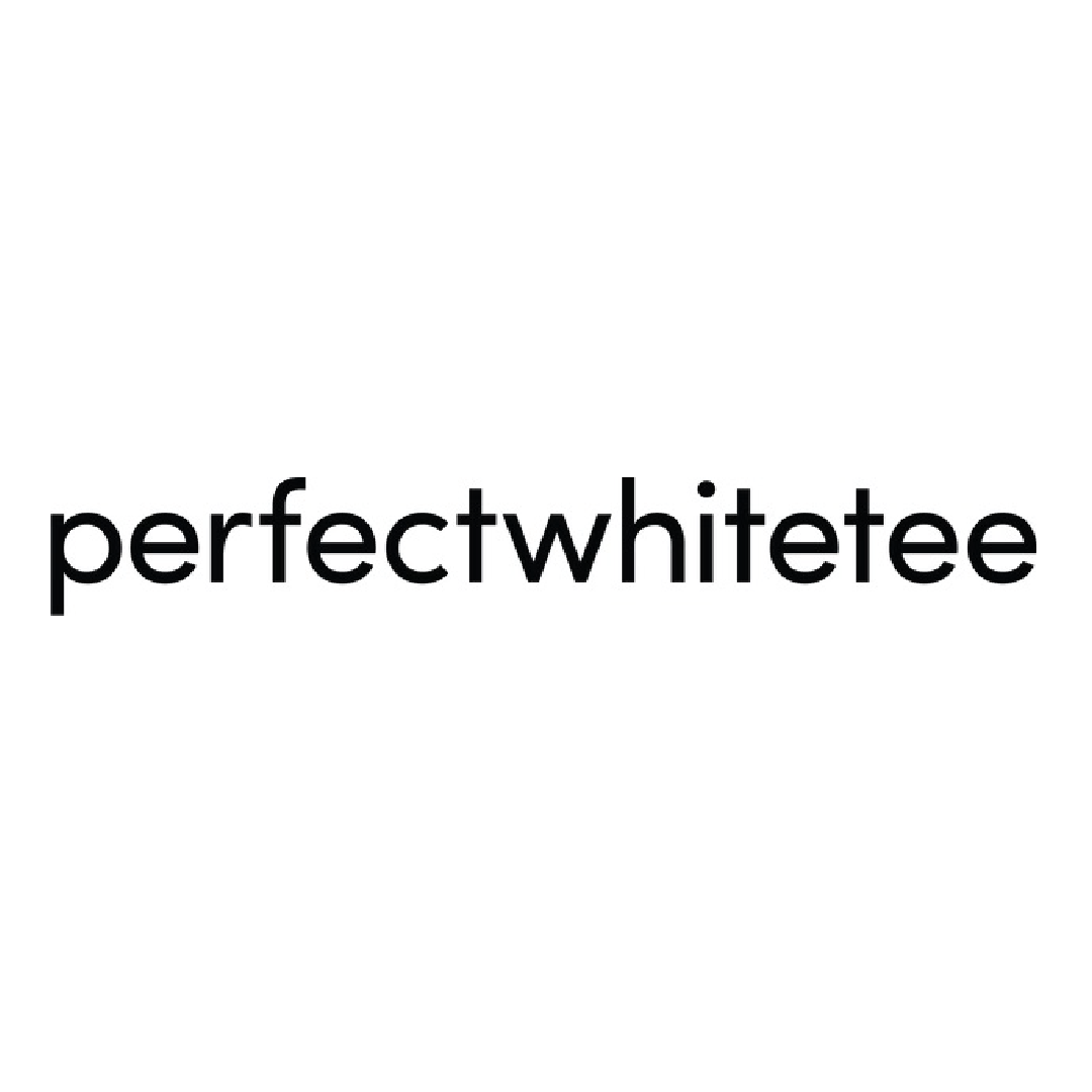 perfect white tee logo