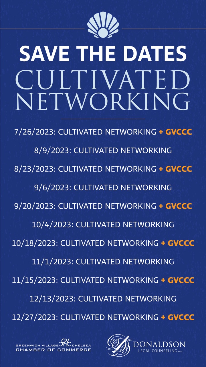 cultivated networking save the dates