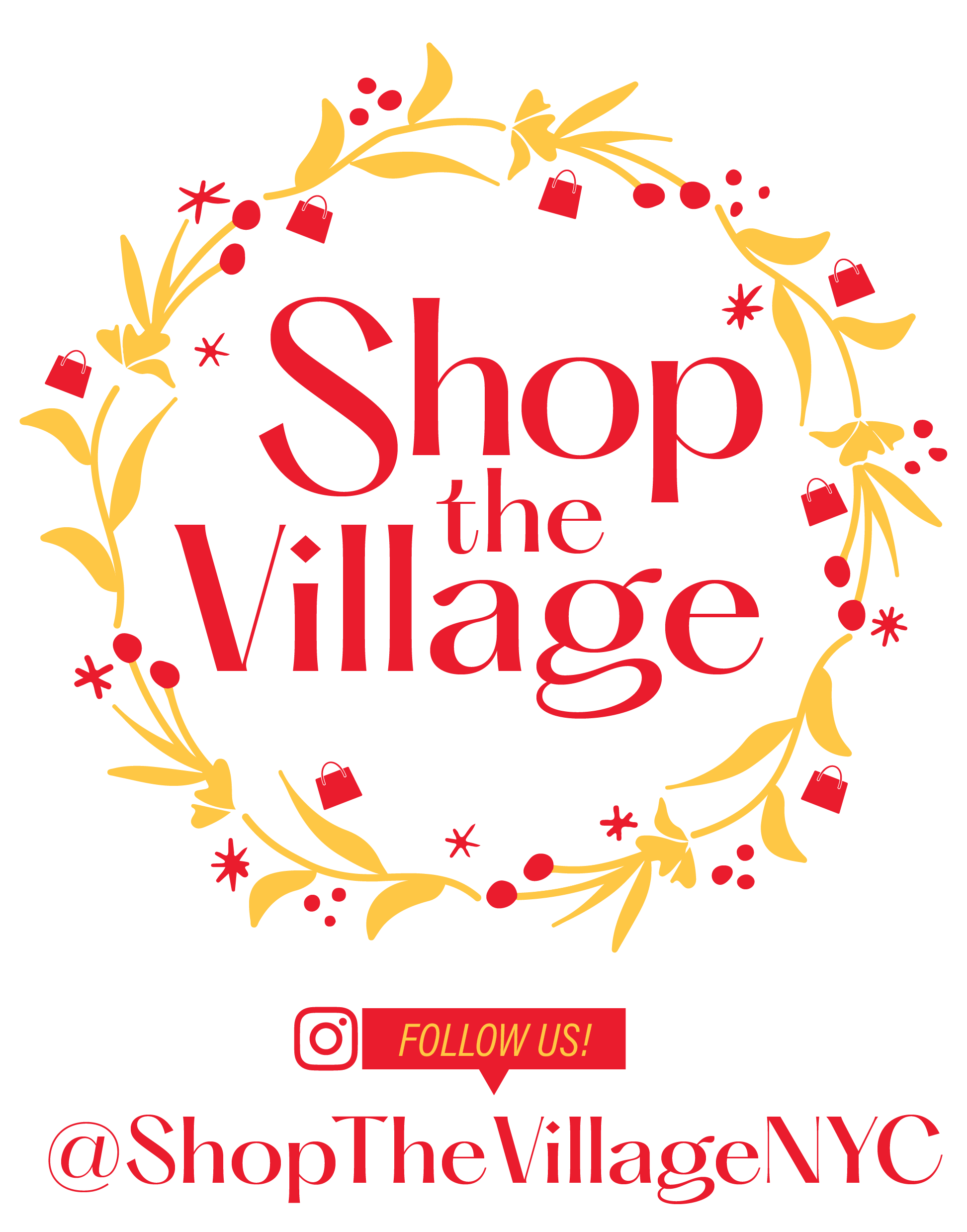 Shop the Village Logo & Instagram handle