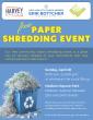 Free Paper Shredding Event Flyer