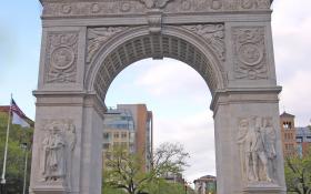 Washington Square Arch in Summer